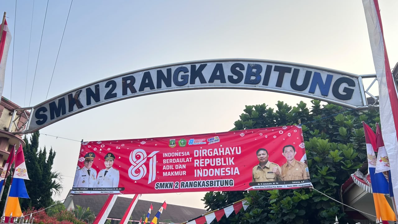 Ikut Serta Memeriahkan HUT RI Ke-81 Tahun, SMK Negeri 2 Rangkasbitung Gelar Karnaval Kemerdekaan 'Gebyar Prestasi'